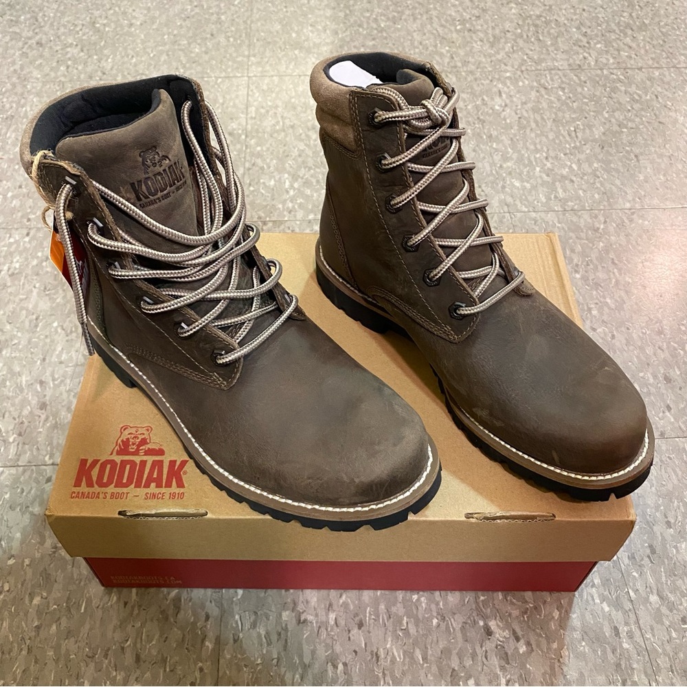 Mens Kodiak Brown Waterproof Boots | Size 8-12 | Colour Brown